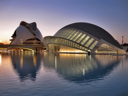 Ciudad de la Artes y las Ciencas Complexe de Santiago Calatrava